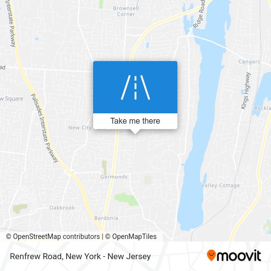 Mapa de Renfrew Road