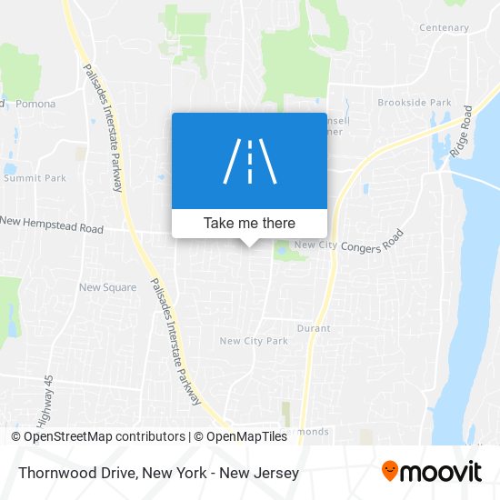 Thornwood Drive map