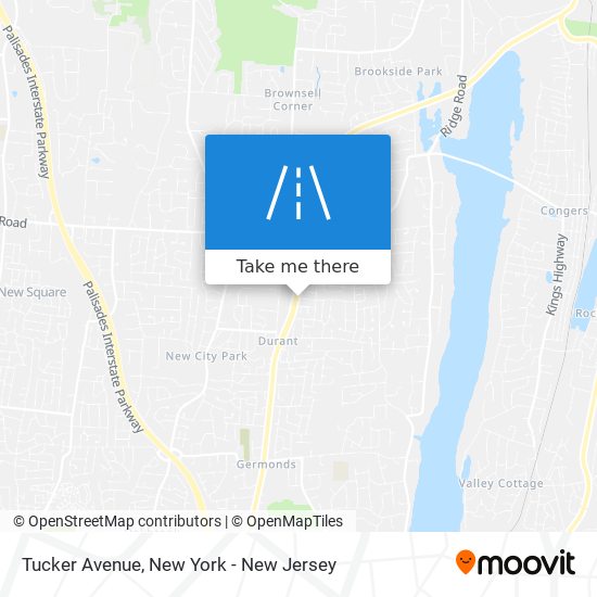 Mapa de Tucker Avenue