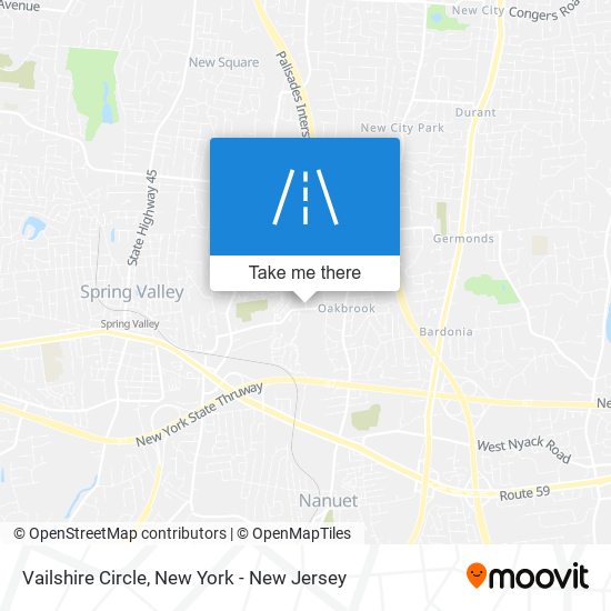 Mapa de Vailshire Circle