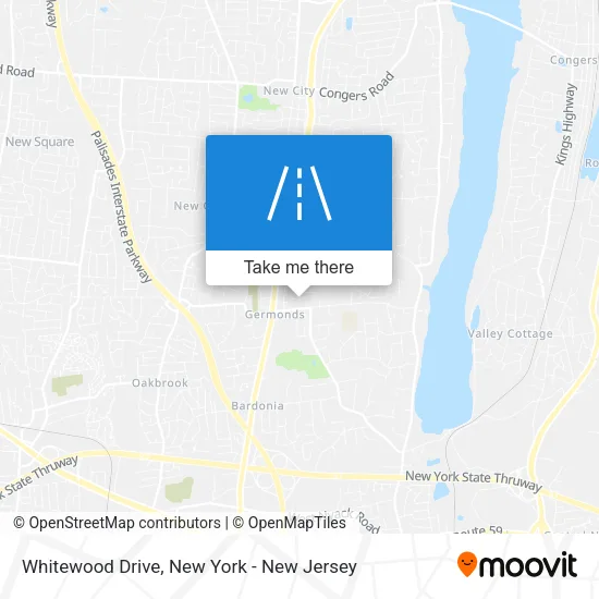 Whitewood Drive map
