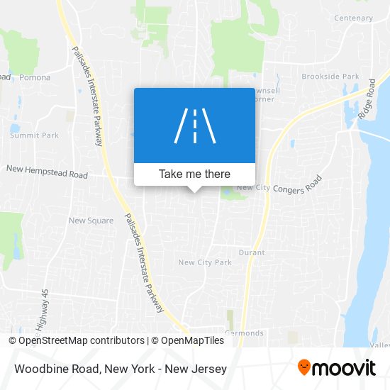 Mapa de Woodbine Road