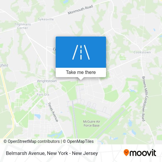 Mapa de Belmarsh Avenue