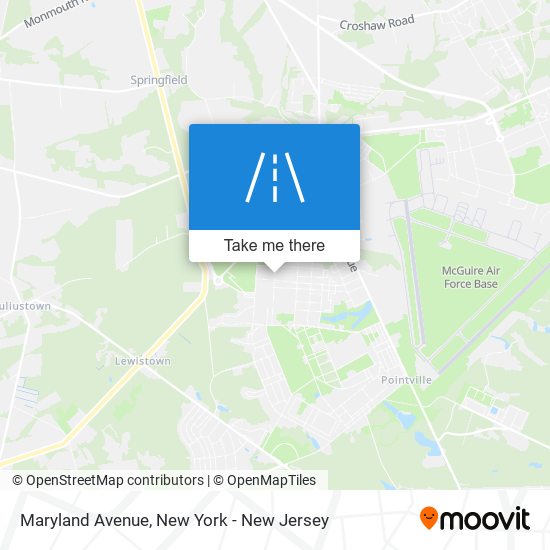 Maryland Avenue map