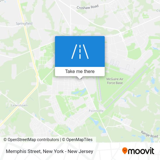 Mapa de Memphis Street
