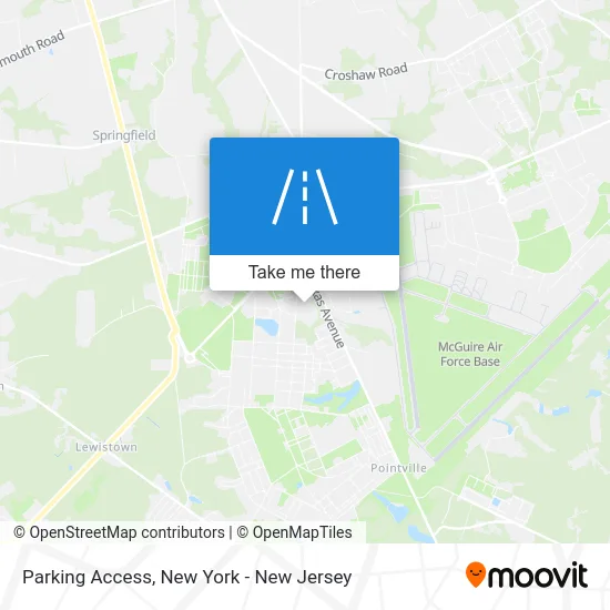 Parking Access map