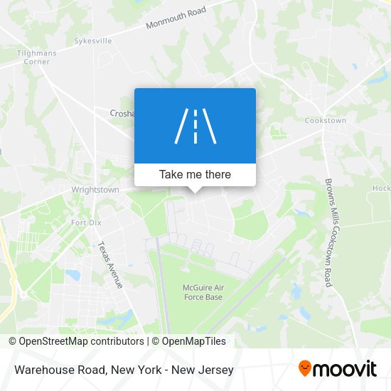 Mapa de Warehouse Road