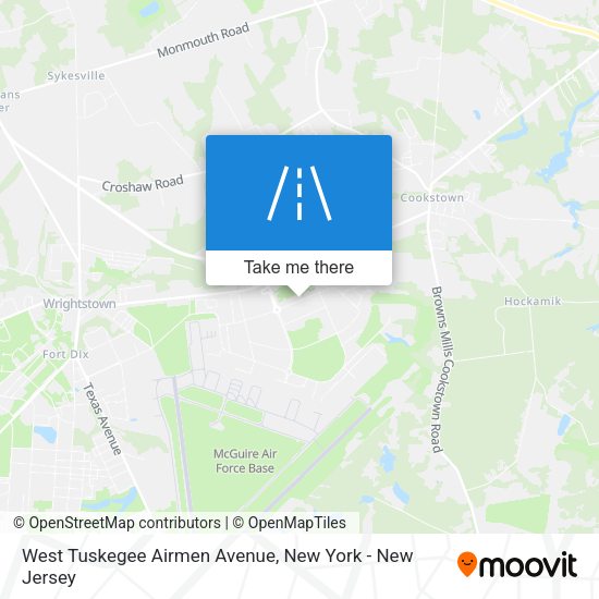 Mapa de West Tuskegee Airmen Avenue