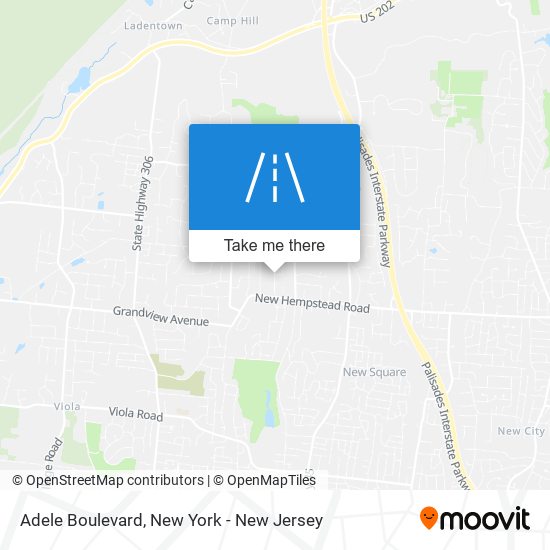 Mapa de Adele Boulevard