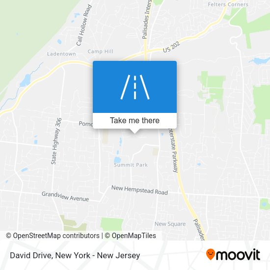 David Drive map