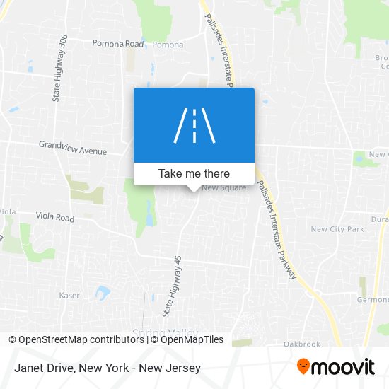 Janet Drive map