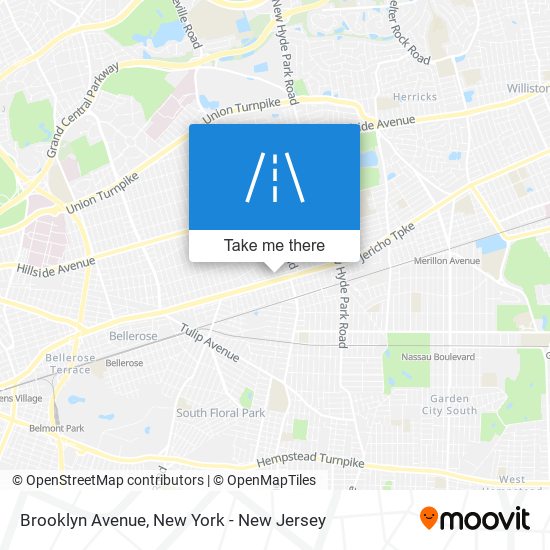 Mapa de Brooklyn Avenue