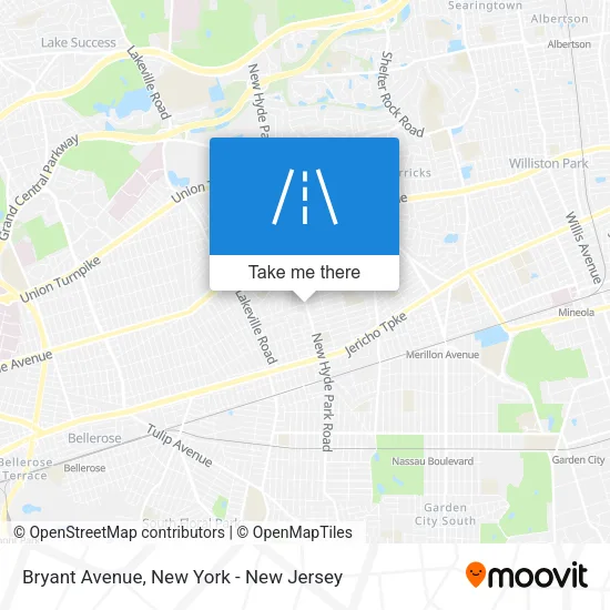 Mapa de Bryant Avenue