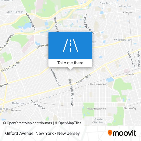 Mapa de Gilford Avenue