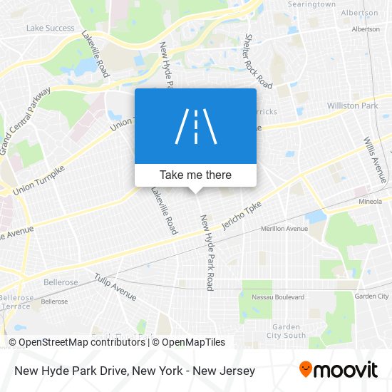 New Hyde Park Drive map