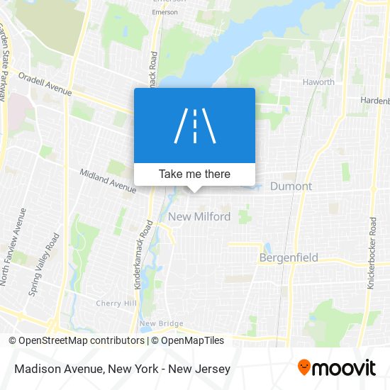 Madison Avenue map