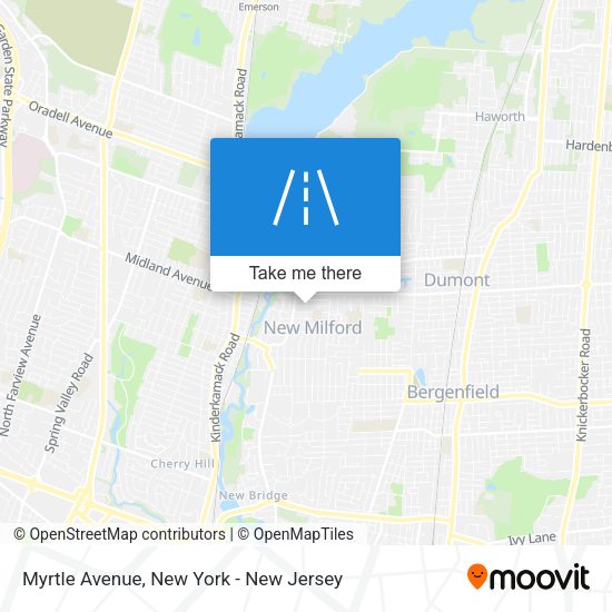 Mapa de Myrtle Avenue
