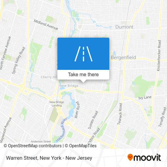 Warren Street map