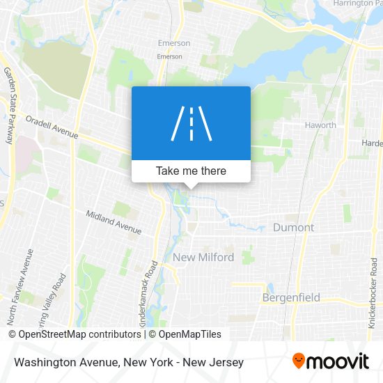 Mapa de Washington Avenue