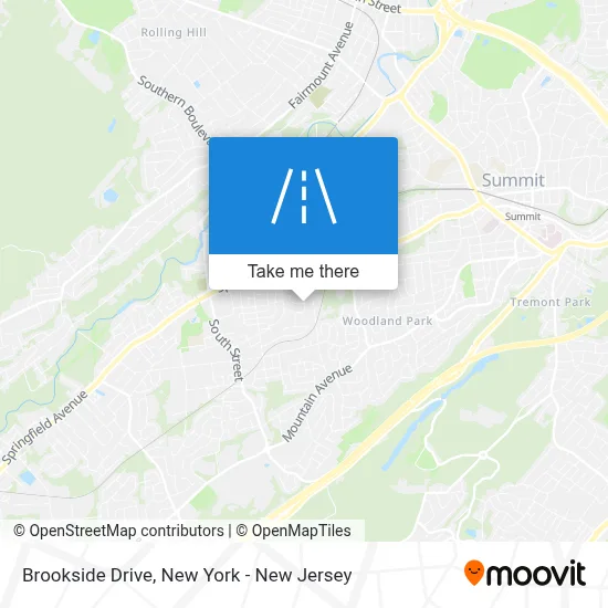 Brookside Drive map