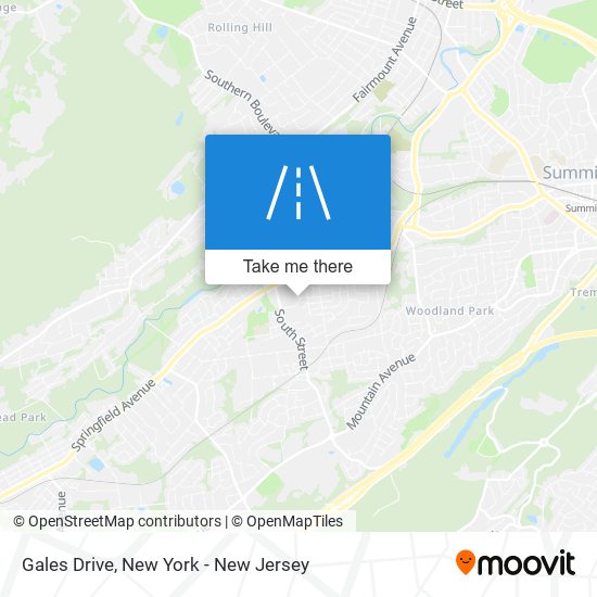Gales Drive map