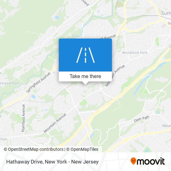 Hathaway Drive map
