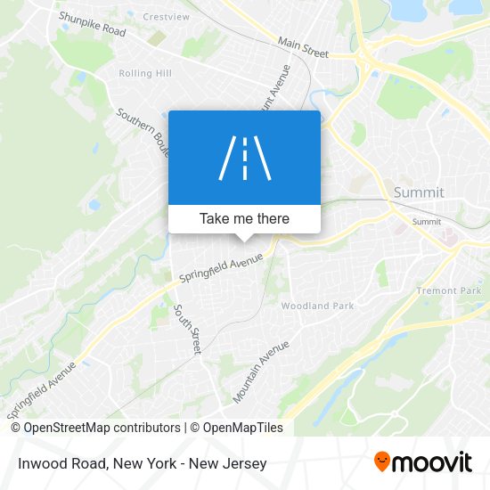 Inwood Road map