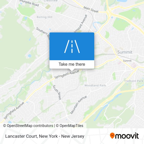 Mapa de Lancaster Court