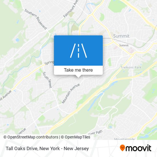 Mapa de Tall Oaks Drive