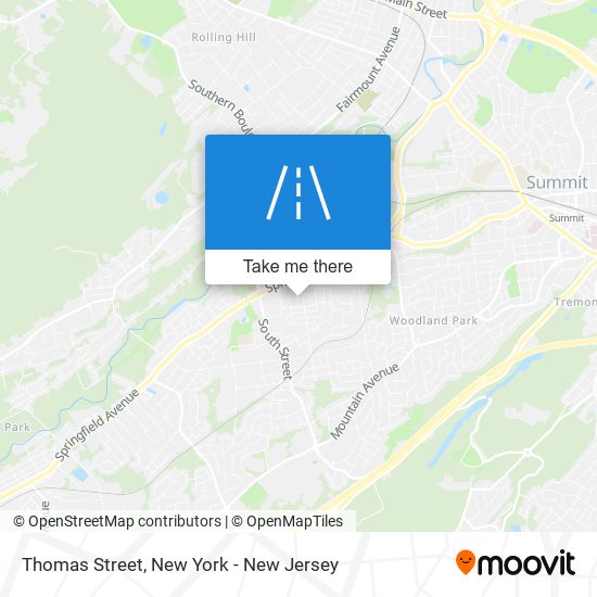 Mapa de Thomas Street