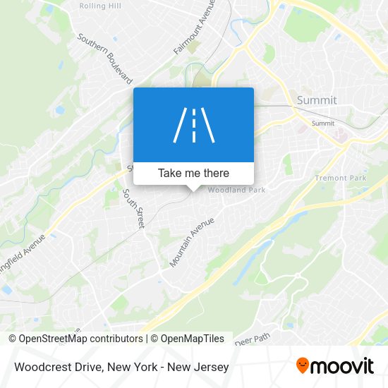Mapa de Woodcrest Drive