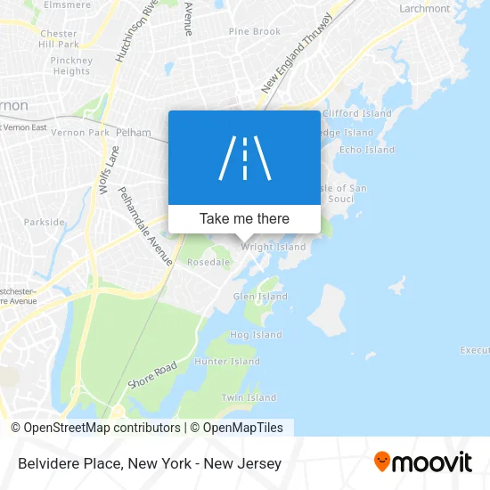 Mapa de Belvidere Place