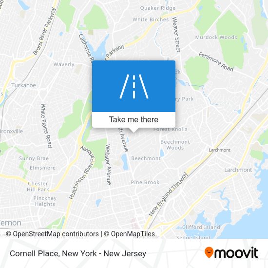 Mapa de Cornell Place