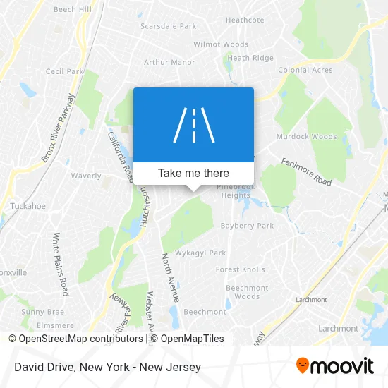 David Drive map