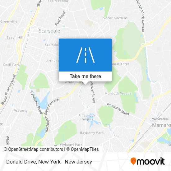 Donald Drive map