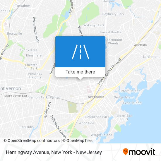 Mapa de Hemingway Avenue