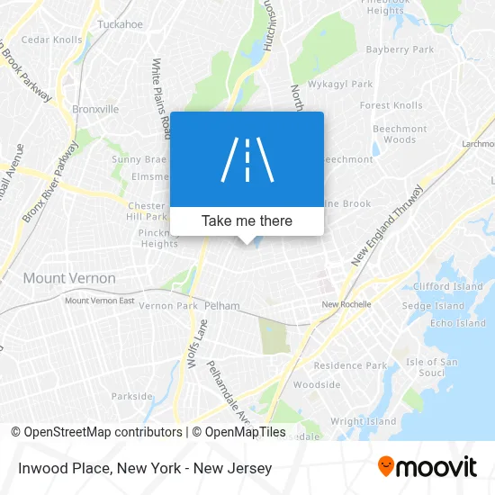 Inwood Place map