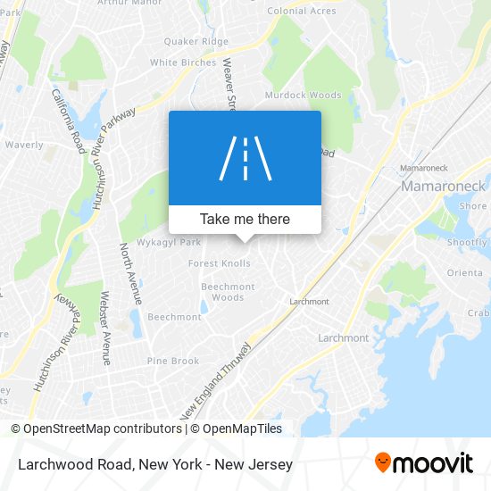 Mapa de Larchwood Road