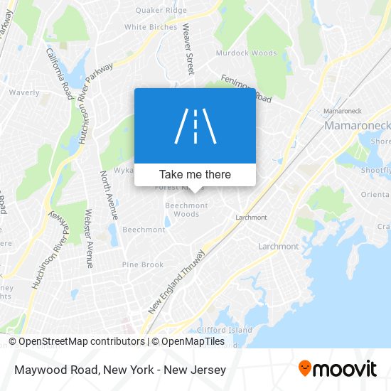 Maywood Road map