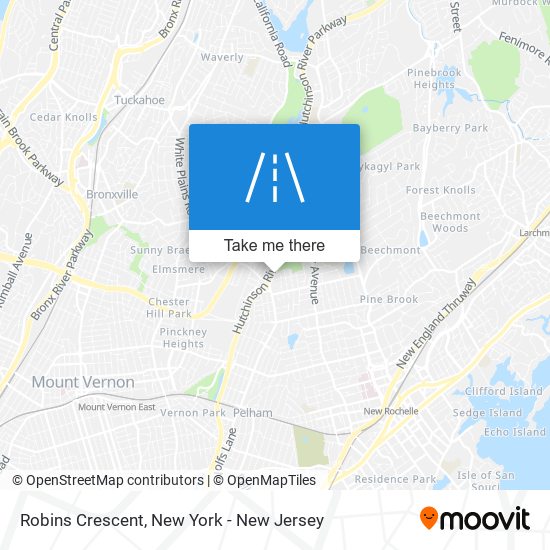 Robins Crescent map