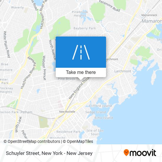 Schuyler Street map