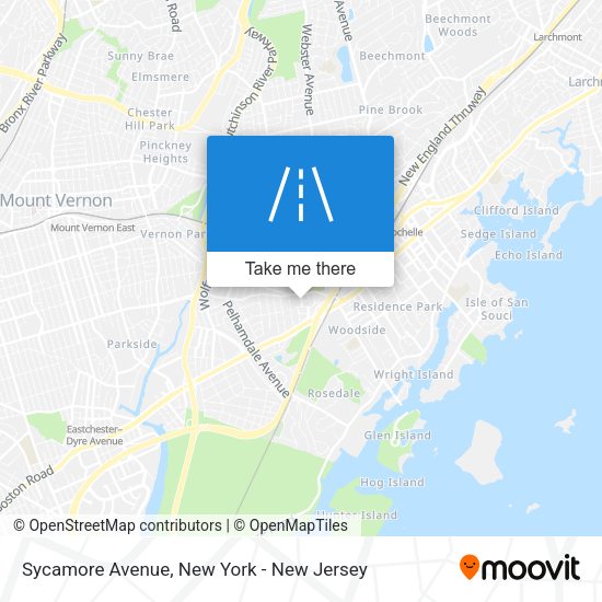 Mapa de Sycamore Avenue