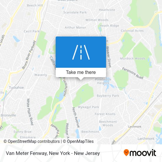 Van Meter Fenway map