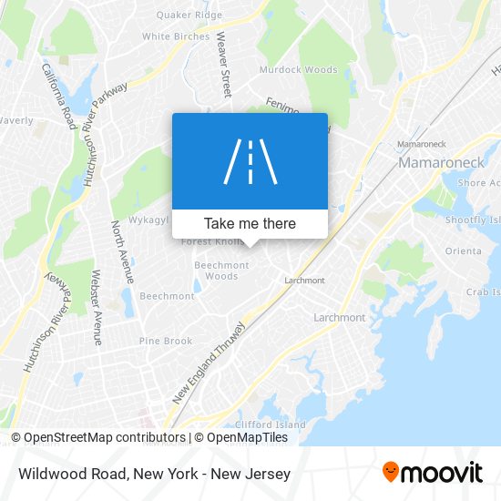 Wildwood Road map