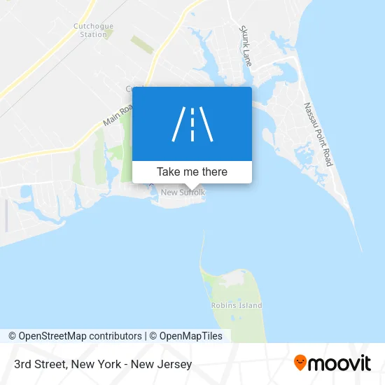 3rd Street map