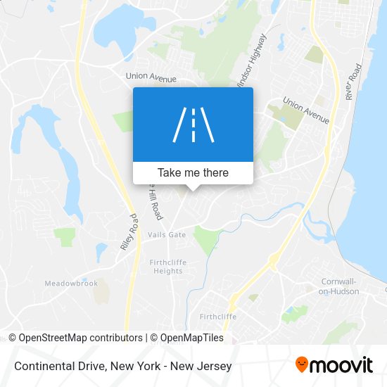 Mapa de Continental Drive