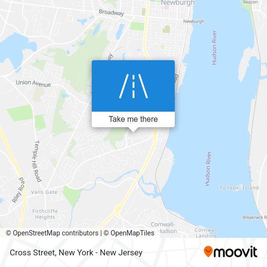 Mapa de Cross Street