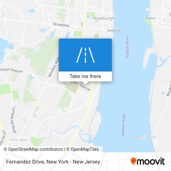 Mapa de Fernandez Drive