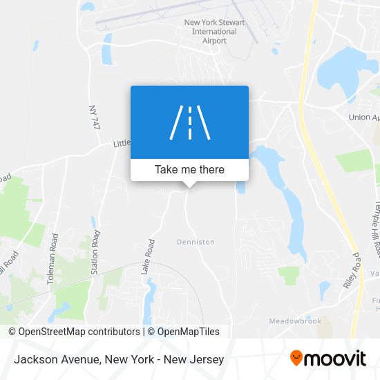Mapa de Jackson Avenue
