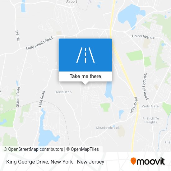 Mapa de King George Drive